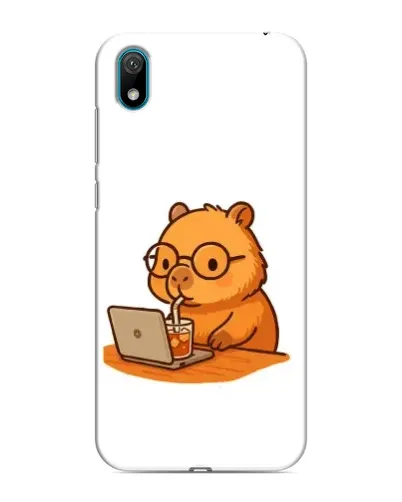 Чехол для Huawei Y5 2019 с картинкой «Капибара с ноутбуком» Чехол для Huawei Y5 2019 с картинкой «Капибара с ноутбуком»
