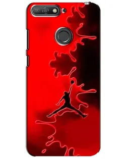 Чохол для Huawei Y6 Prime 2018 з картинкою «Jordan Red Smoke» Чохол для Huawei Y6 Prime 2018 з картинкою «Jordan Red Smoke»