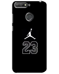 Чохол для Huawei Y6 Prime 2018 з картинкою «Jordan Flight 23» Чохол для Huawei Y6 Prime 2018 з картинкою «Jordan Flight 23»