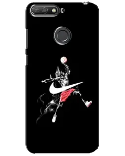 Чохол для Huawei Y6 Prime 2018 з картинкою «Jordan Jumpman» Чохол для Huawei Y6 Prime 2018 з картинкою «Jordan Jumpman»
