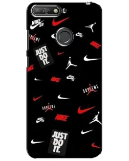 Чохол для Huawei Y6 Prime 2018 з картинкою «Nike Mix Pattern» Чохол для Huawei Y6 Prime 2018 з картинкою «Nike Mix Pattern»