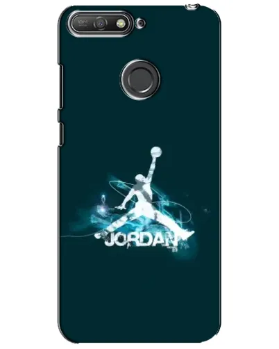 Чохол для Huawei Y6 Prime 2018 з картинкою «Jordan Blue Fire» Чохол для Huawei Y6 Prime 2018 з картинкою «Jordan Blue Fire»