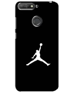 Чохол для Huawei Y6 Prime 2018 з картинкою «Jordan Silhouette» Чохол для Huawei Y6 Prime 2018 з картинкою «Jordan Silhouette»