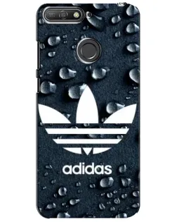 Чехол для Huawei Y6 Prime 2018 с картинкой «Adidas Trefoil Blue»