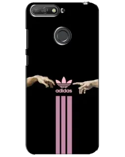 Чохол для Huawei Y6 Prime 2018 з картинкою «Adidas Hands» Чохол для Huawei Y6 Prime 2018 з картинкою «Adidas Hands»