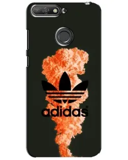 Чохол для Huawei Y6 Prime 2018 з картинкою «Помаранчевий дим Adidas» Чохол для Huawei Y6 Prime 2018 з картинкою «Помаранчевий дим Adidas»
