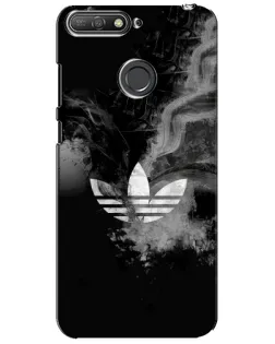 Чохол для Huawei Y6 Prime 2018 з картинкою «Абстрактний дим Adidas» Чохол для Huawei Y6 Prime 2018 з картинкою «Абстрактний дим Adidas»