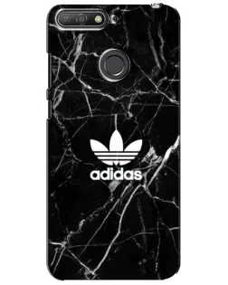 Чохол для Huawei Y6 Prime 2018 з картинкою «Білий мармур Adidas» Чохол для Huawei Y6 Prime 2018 з картинкою «Білий мармур Adidas»