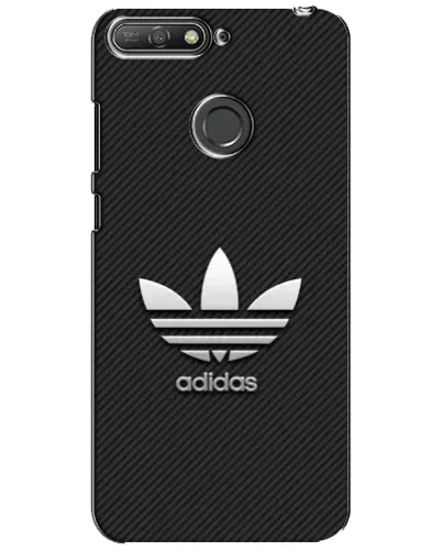 Чохол для Huawei Y6 Prime 2018 з картинкою «Adidas Карбонова текстура» Чохол для Huawei Y6 Prime 2018 з картинкою «Adidas Карбонова текстура»