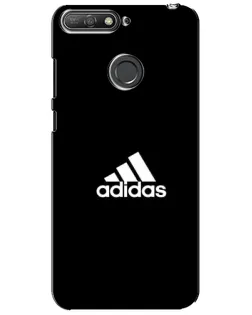 Чохол для Huawei Y6 Prime 2018 з картинкою «Чорна класика Adidas»