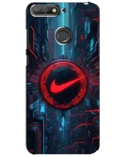 Чохол для Huawei Y6 Prime 2018 з картинкою «Техногенний стиль Nike» Чохол для Huawei Y6 Prime 2018 з картинкою «Техногенний стиль Nike»
