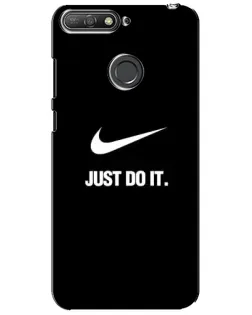 Чохол для Huawei Y6 Prime 2018 з картинкою «Класичний принт Nike» Чохол для Huawei Y6 Prime 2018 з картинкою «Класичний принт Nike»