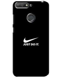 Чохол для Huawei Y6 Prime 2018 з картинкою «Мінімалізм від Nike» Чохол для Huawei Y6 Prime 2018 з картинкою «Мінімалізм від Nike»