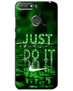 Чохол для Huawei Y6 Prime 2018 з картинкою «Зелений неоновий Nike» Чохол для Huawei Y6 Prime 2018 з картинкою «Зелений неоновий Nike»