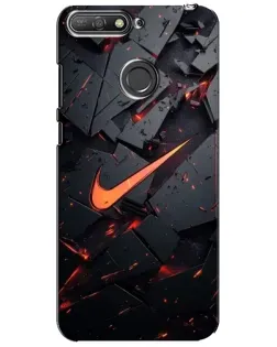 Чохол для Huawei Y6 Prime 2018 з картинкою «Nike — ефект розломів» Чохол для Huawei Y6 Prime 2018 з картинкою «Nike — ефект розломів»