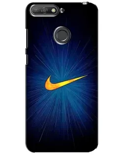 Чохол для Huawei Y6 Prime 2018 з картинкою «Синій пульс Nike» Чохол для Huawei Y6 Prime 2018 з картинкою «Синій пульс Nike»