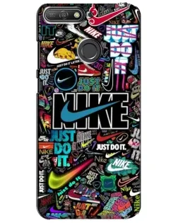 Чохол для Huawei Y6 Prime 2018 з картинкою «Яскравий колаж Nike» Чохол для Huawei Y6 Prime 2018 з картинкою «Яскравий колаж Nike»