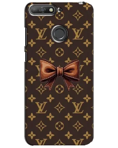 Чехол для Huawei Y6 Prime 2018 с картинкой «LV с бантом»