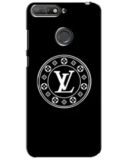 Чехол для Huawei Y6 Prime 2018 с картинкой «LV — печать стиля»