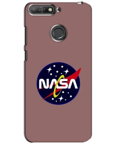 Чехол для Huawei Y6 Prime 2018 с картинкой «NASA — ретро космос» Чехол для Huawei Y6 Prime 2018 с картинкой «NASA — ретро космос»