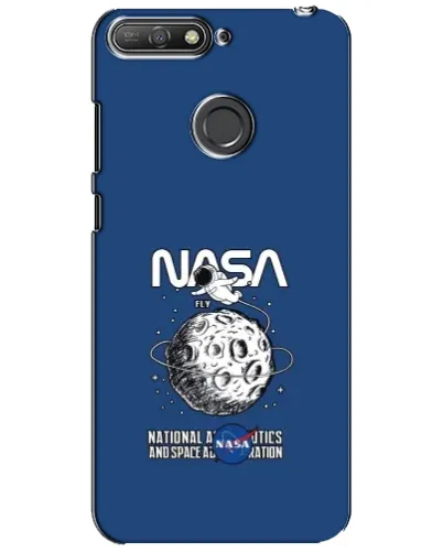 Чехол для Huawei Y6 Prime 2018 с картинкой «NASA — лунная миссия» Чехол для Huawei Y6 Prime 2018 с картинкой «NASA — лунная миссия»