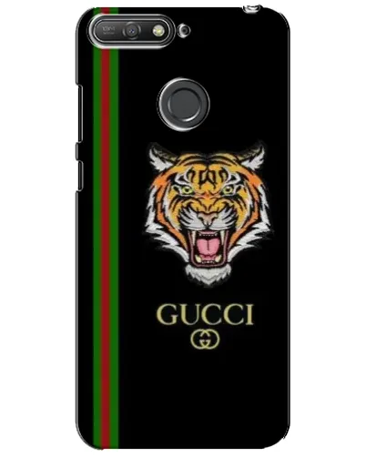 Чехол для Huawei Y6 Prime 2018 с картинкой «Тигр Gucci»