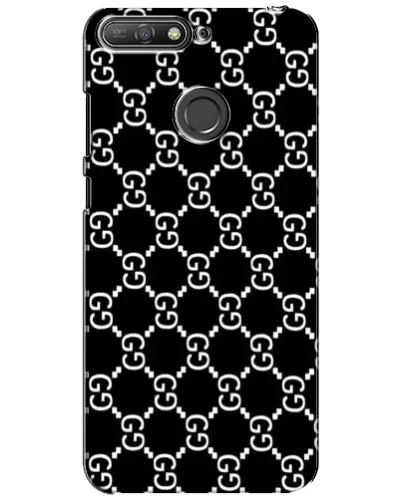 Чехол для Huawei Y6 Prime 2018 с картинкой «Gucci — сетчатый паттерн»