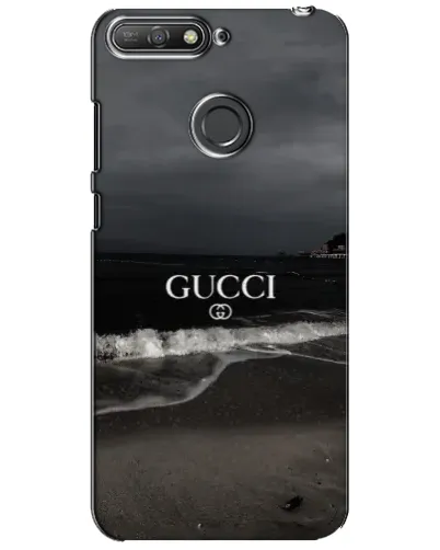 Чехол для Huawei Y6 Prime 2018 с картинкой «Gucci — морской прибой»