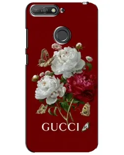 Чехол для Huawei Y6 Prime 2018 с картинкой «Gucci —  сад»