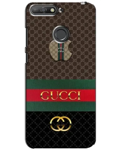 Чехол для Huawei Y6 Prime 2018 с картинкой «Gucci — брендированный десерт»