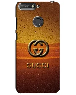 Чехол для Huawei Y6 Prime 2018 с картинкой «Gucci — солнечный градиент»