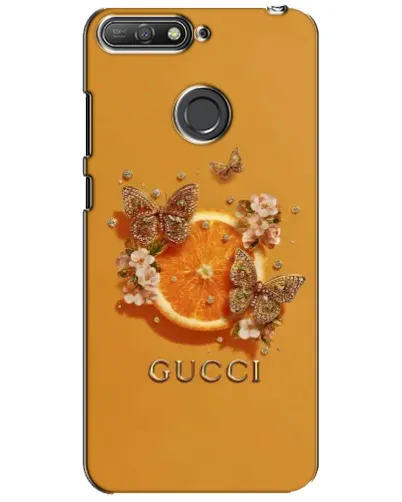 Чехол для Huawei Y6 Prime 2018 с картинкой «Gucci — золотые бабочки» Чехол для Huawei Y6 Prime 2018 с картинкой «Gucci — золотые бабочки»