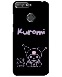 Чохол для Huawei Y6 Prime 2018 з картинкою «Kuromi — чорний мінімалізм» Чохол для Huawei Y6 Prime 2018 з картинкою «Kuromi — чорний мінімалізм»