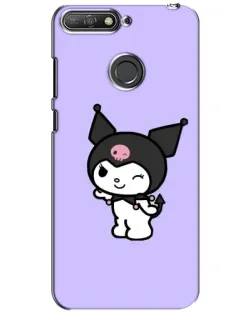 Чохол для Huawei Y6 Prime 2018 з картинкою «Класична Kuromi» Чохол для Huawei Y6 Prime 2018 з картинкою «Класична Kuromi»