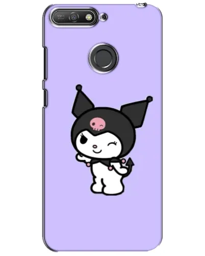Чехол для Huawei Y6 Prime 2018 с картинкой «Классическая Kuromi»