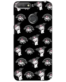 Чохол для Huawei Y6 Prime 2018 з картинкою «Чорний паттерн Kuromi» Чохол для Huawei Y6 Prime 2018 з картинкою «Чорний паттерн Kuromi»