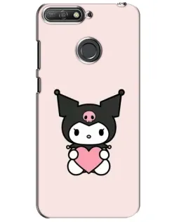 Чохол для Huawei Y6 Prime 2018 з картинкою «Kuromi та серце» Чохол для Huawei Y6 Prime 2018 з картинкою «Kuromi та серце»