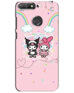 Чохол для Huawei Y6 Prime 2018 з картинкою «My Melody та Kuromi» Чохол для Huawei Y6 Prime 2018 з картинкою «My Melody та Kuromi»