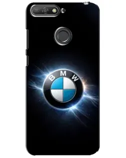 Чохол для Huawei Y6 Prime 2018 з картинкою «BMW — неонове сяйво» Чохол для Huawei Y6 Prime 2018 з картинкою «BMW — неонове сяйво»