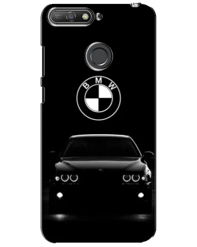 Чохол для Huawei Y6 Prime 2018 з картинкою «BMW — погляд з темряви»