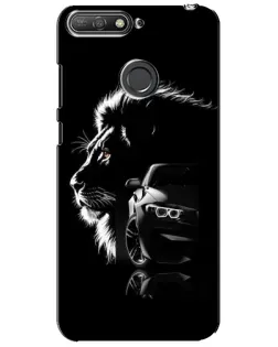 Чохол для Huawei Y6 Prime 2018 з картинкою «BMW та лев» Чохол для Huawei Y6 Prime 2018 з картинкою «BMW та лев»
