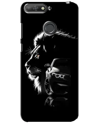 Чохол для Huawei Y6 Prime 2018 з картинкою «BMW та лев»
