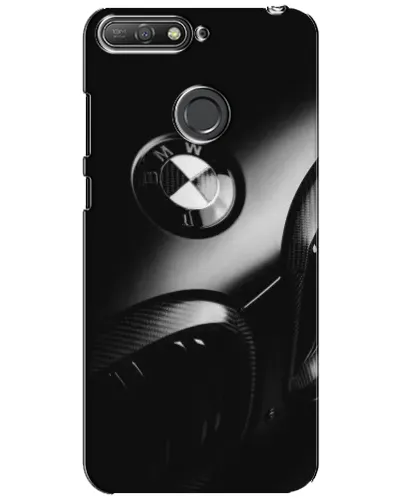 Чохол для Huawei Y6 Prime 2018 з картинкою «Емблема BMW — макро»