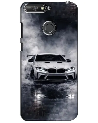 Чохол для Huawei Y6 Prime 2018 з картинкою «BMW крізь туман»