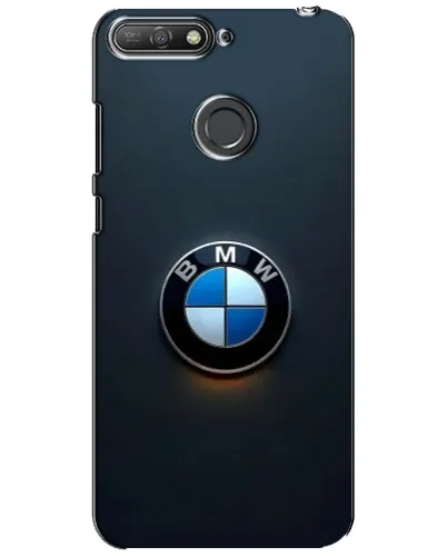 Чохол для Huawei Y6 Prime 2018 з картинкою «Логотип BMW — мінімалізм»