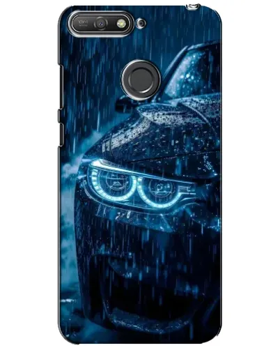 Чехол для Huawei Y6 Prime 2018 с картинкой «BMW под дождем» Чехол для Huawei Y6 Prime 2018 с картинкой «BMW под дождем»