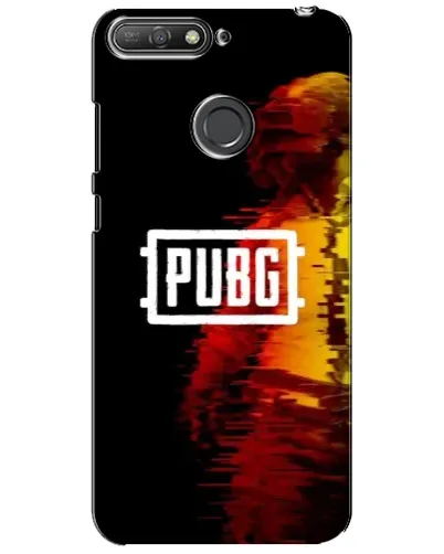 Чехол для Huawei Y6 Prime 2018 с картинкой «Яркий логотип PUBG»