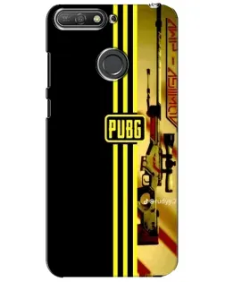 Чехол для Huawei Y6 Prime 2018 с картинкой «PUBG — камуфляжный шлем»