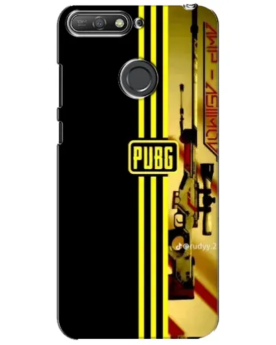 Чехол для Huawei Y6 Prime 2018 с картинкой «PUBG — камуфляжный шлем»