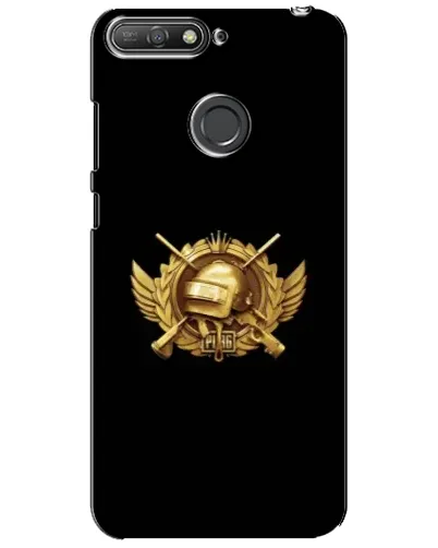 Чехол для Huawei Y6 Prime 2018 с картинкой «PUBG — оранжевый градиент»